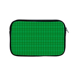 Pattern Green Background Lines Apple MacBook Pro 13  Zipper Case