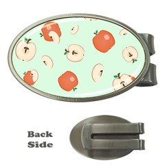 Apple Fruit Background Food Money Clips (oval)  by Nexatart