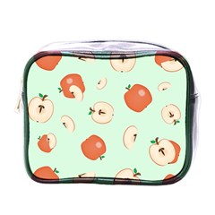 Apple Fruit Background Food Mini Toiletries Bags by Nexatart