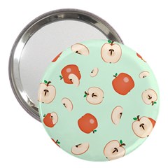 Apple Fruit Background Food 3  Handbag Mirrors by Nexatart