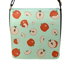 Apple Fruit Background Food Flap Messenger Bag (l)  by Nexatart