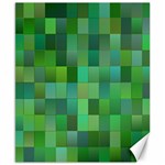 Green Blocks Pattern Backdrop Canvas 8  x 10  8.15 x9.66  Canvas - 1