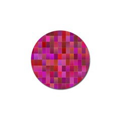 Shapes Abstract Pink Golf Ball Marker (10 Pack)