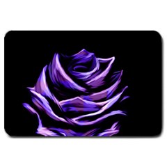 Rose Flower Design Nature Blossom Large Doormat  by Nexatart