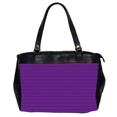 Pattern Violet Purple Background Office Handbags (2 Sides) 