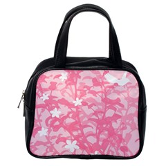 Plant Flowers Bird Spring Classic Handbags (one Side) by Nexatart