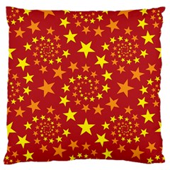 Star Stars Pattern Design Large Cushion Case (two Sides) by Nexatart