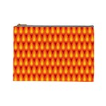 Simple Minimal Flame Background Cosmetic Bag (Large)  Front