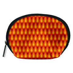 Simple Minimal Flame Background Accessory Pouches (medium)  by Nexatart