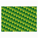 Dragon Scale Scales Pattern Large Glasses Cloth (2-Side) Front