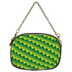 Dragon Scale Scales Pattern Chain Purses (one Side)  by Nexatart