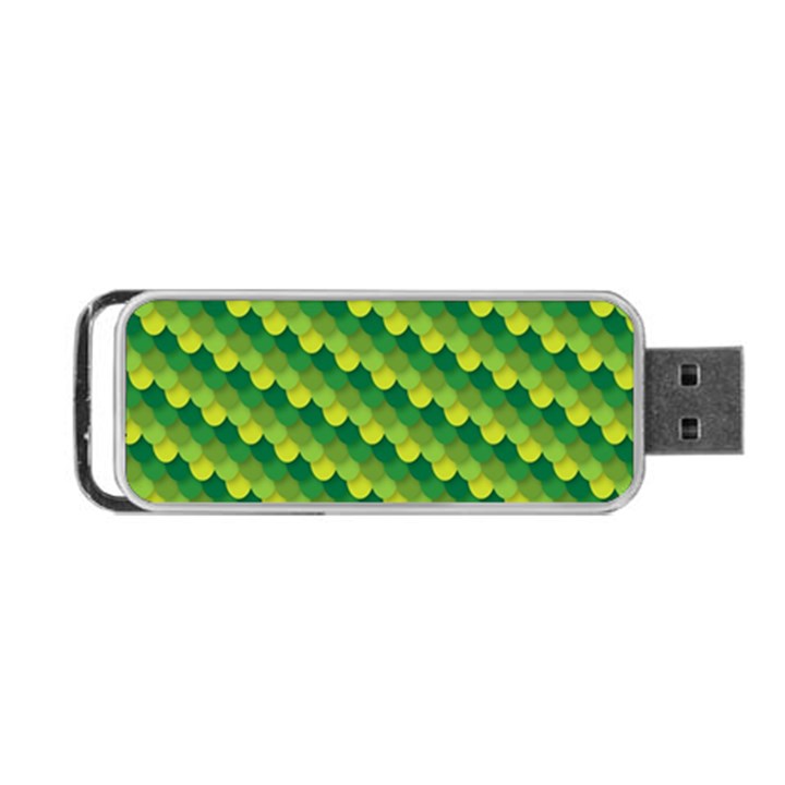 Dragon Scale Scales Pattern Portable USB Flash (One Side)