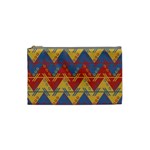 Aztec traditional ethnic pattern Cosmetic Bag (Small)  Front
