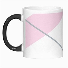 Tablecloth Stripes Diamonds Pink Morph Mugs by Nexatart