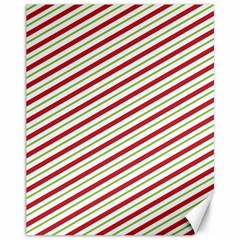 Stripes Striped Design Pattern Canvas 11  X 14   by Nexatart