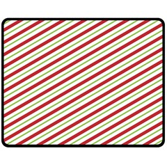 Stripes Striped Design Pattern Double Sided Fleece Blanket (medium) 