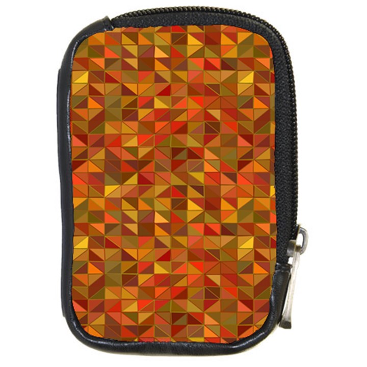 Gold Mosaic Background Pattern Compact Camera Cases