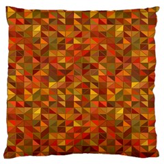 Gold Mosaic Background Pattern Large Cushion Case (two Sides)