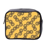 Abstract Shapes Links Design Mini Toiletries Bag 2-Side Front