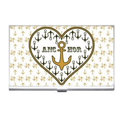 Anchor Heart Business Card Holders by Nexatart