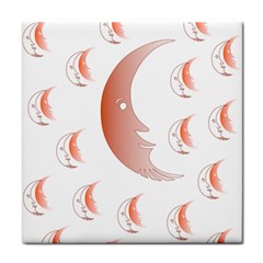 Moon Moonface Pattern Outlines Face Towel by Nexatart