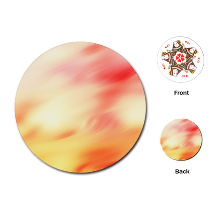 Background Abstract Texture Pattern Playing Cards (Round) 