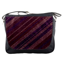 Stripes Course Texture Background Messenger Bags by Nexatart