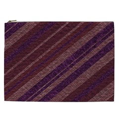 Stripes Course Texture Background Cosmetic Bag (xxl) 