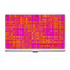 Pink Orange Bright Abstract Business Card Holders