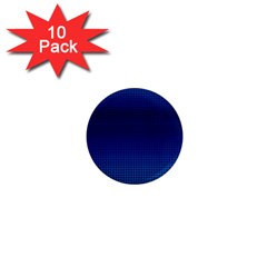 Blue Dot 1  Mini Magnet (10 Pack)  by PhotoNOLA