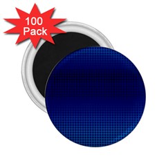 Blue Dot 2 25  Magnets (100 Pack)  by PhotoNOLA