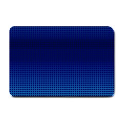 Blue Dot Small Doormat  by PhotoNOLA