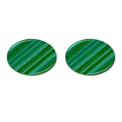 Stripes Course Texture Background Cufflinks (oval)