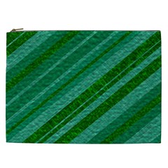 Stripes Course Texture Background Cosmetic Bag (xxl) 