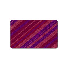 Stripes Course Texture Background Magnet (name Card) by Nexatart