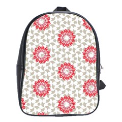 Stamping Pattern Fashion Background School Bags(large)  by Nexatart