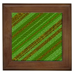 Stripes Course Texture Background Framed Tiles