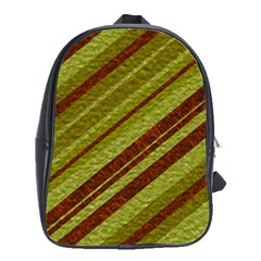 Stripes Course Texture Background School Bags(large)  by Nexatart