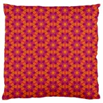 Pattern Abstract Floral Bright Standard Flano Cushion Case (One Side) Front