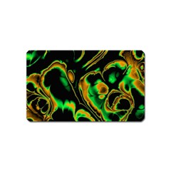 Glowing Fractal A Magnet (name Card) by Fractalworld