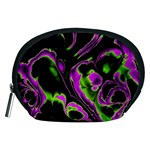 Glowing Fractal B Accessory Pouches (Medium)  Front