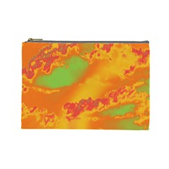 Sky Pattern Cosmetic Bag (large)  by Valentinaart