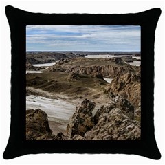 Miradores De Darwin, Santa Cruz Argentina Throw Pillow Case (black) by dflcprints