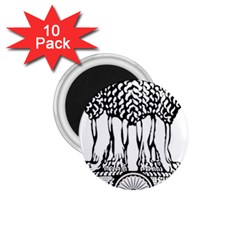 National Emblem Of India  1 75  Magnets (10 Pack)  by abbeyz71