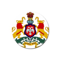 State Seal Of Karnataka Magnet 3  (round) by abbeyz71