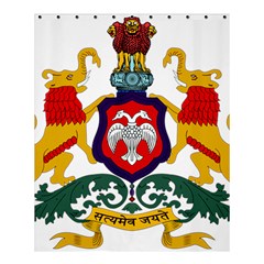 State Seal Of Karnataka Shower Curtain 60  X 72  (medium)  by abbeyz71