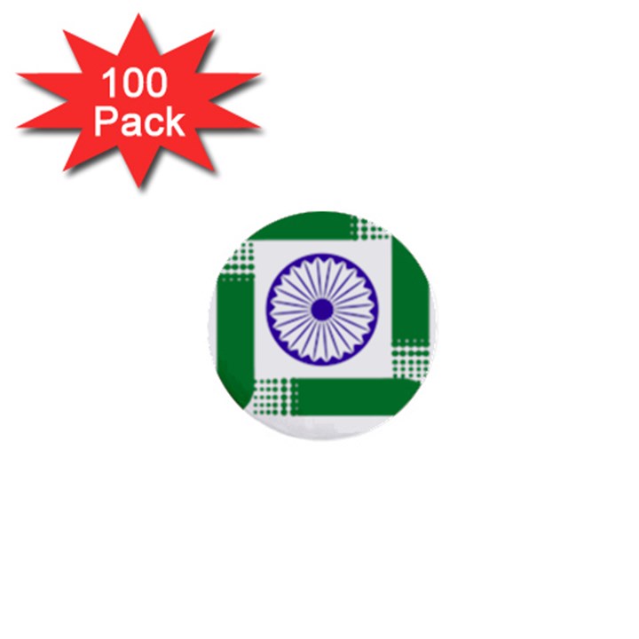 Seal of Indian State of Jharkhand 1  Mini Buttons (100 pack) 