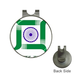 Seal Of Indian State Of Jharkhand Hat Clips With Golf Markers by abbeyz71