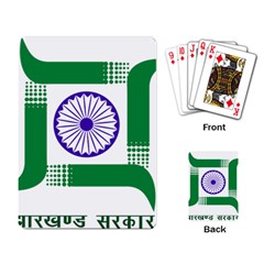 Seal Of Indian State Of Jharkhand Playing Card by abbeyz71