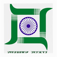 Seal Of Indian State Of Jharkhand Medium Glasses Cloth (2-side) by abbeyz71